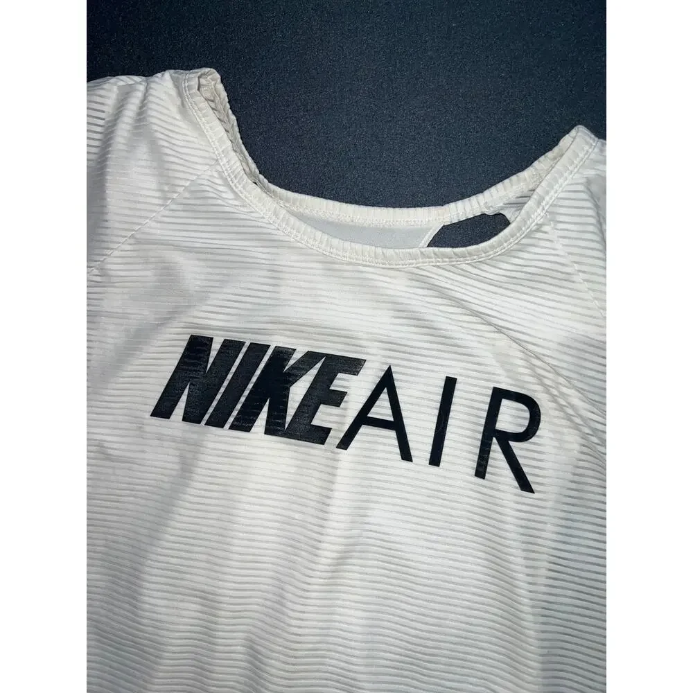 Nike Air Women's Black/White Graphic Running Top Size XL A008981